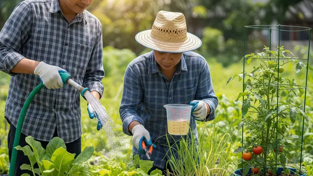 Cara Berkebun Sayur Organik Memakai Ember Bekas dan Kompos Dapur