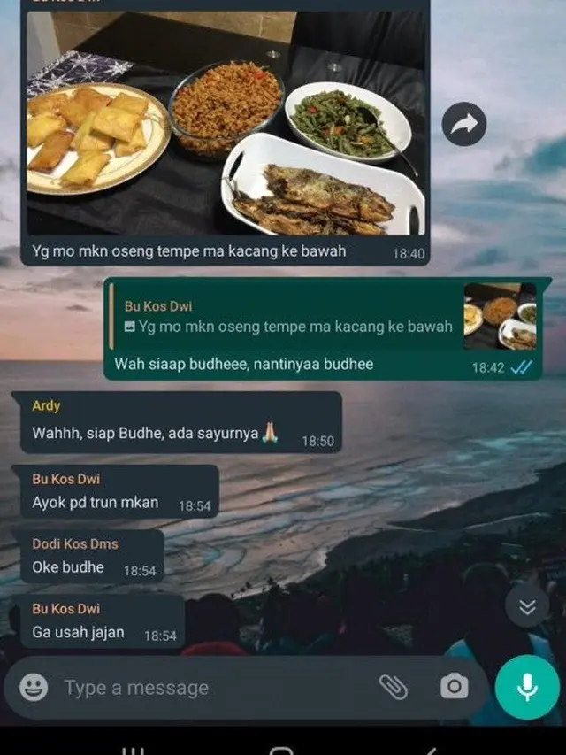 6 Chat Ibu Kos Ajak Makan di Rumahnya Ini Idaman Banget