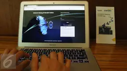 Tampilan layanan Mandiri Online pada layar komputer di Jakarta, Selasa (21/3). Mandiri online merupakan integrasi dari dua channel pembayaran, Mandiri Internet dan Mandiri Mobile yang menawarkan layanan perbankan berbasis TI. (Liputan6.com/Angga Yuniar)