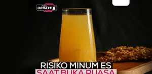 Fimela Update: Risiko Minum Es saat Buka Puasa