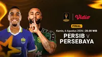 Nonton Persib vs Persebaya - Piala Presiden Babak Final: Berebut Gelar Juara Pramusim di Vidio