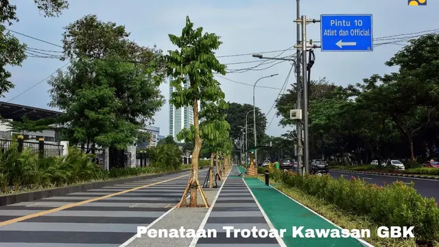 Penataan Trotoar Kawasan GBK (Kementerian PUPR)