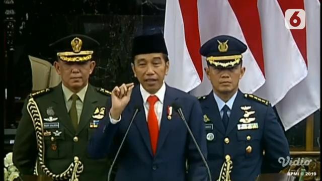 Dobrak Rutinitas Ini Pidato Lengkap Jokowi Usai Dilantik Jadi Presiden 2019 News Liputan6 Com