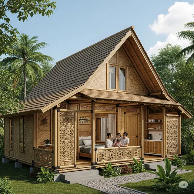 Rumah Modular Bambu
