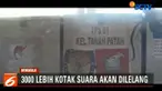 Saat ini ribuan kotak suara yang  diperkirakan mencapai 3.000 buah ini masih tersimpan di gudang lama milik KPU Bengkulu.
