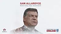 Sam Allardyce resmi menjadi pelatih anyar tim nasional Inggris. (The FA). 