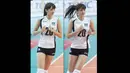Sabina Altynbekova gadis cantik ini adalah atlet voli asal Kazahkhstan.  (Rabu) (23/7/14) (Instagram @altynbekova_11)