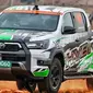 Sebelum meluncur, Toyota Hilux MHEV dites di WRC Kenya 2023 (Autocar India)