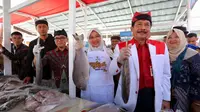 Banyuwangi Fish Market Festival yang dipusatkan di kawasan Kampung Mandar. (Hermawan/Liputan6.com)