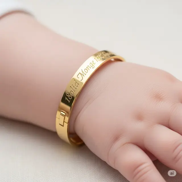 Gelang Lempengan Nama Custom