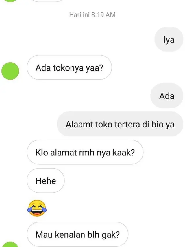 6 Chat Pembeli Ajak Kenalan Penjual Online Shop Ini Bikin Tepuk Jidat