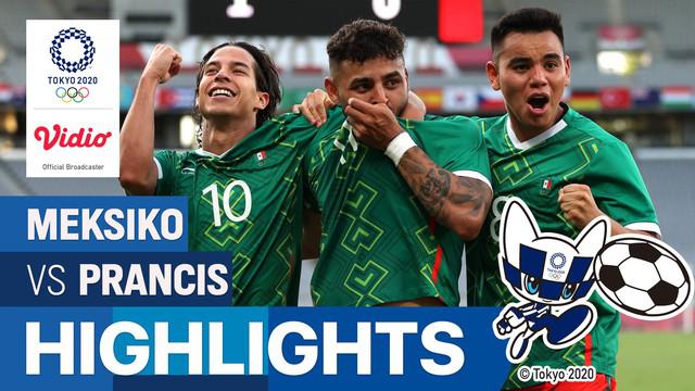 Berita video highlights sepak bola putra Olimpiade Tokyo 2020, Meksiko kalahkan Prancis 4-1, Kamis (22/7/21)