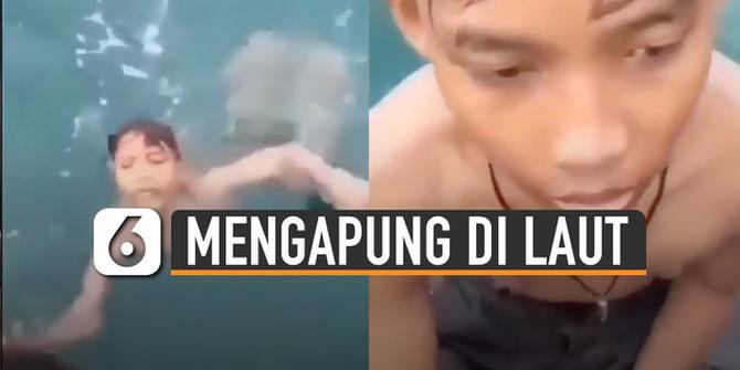 VIDEO: Pengakuan Bocah yang Ditemukan TNI AL Mengapung di Tengah Laut