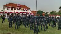 TNI jaga gedung Grahadi Surabaya