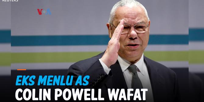 VIDEO: Wafatnya "Prajurit Negarawan" Colin Powell Akibat Komplikasi Covid-19