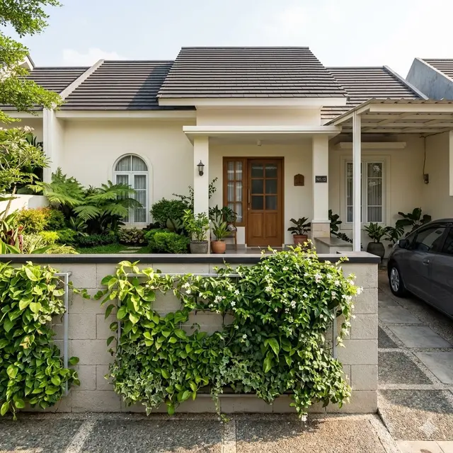 Pagar Rumah Cantik dari Hebel