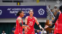 Timnas voli putri Indonesia menundukkan Mongolia 3-0 (25-18, 25-21, 25-23) pada lanjutan AVC Nations Cup 2025, di Dong Anh Gymnasium, Hanoi, Vietnam, Rabu (12/6/2025). (PBVSI)