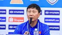 Pelatih Timnas Vietnam Kim Sang-sik mengikuti sesi konferensi pers jelang laga melawan Timnas Singapura di Piala AFF 2026, Kamis (30/7/2026). (Dok. VFF)