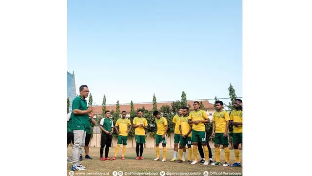 Resmi Gantikan Wolfgang Pikal, Ini 6 Momen Latihan Persebaya dengan Aji Santoso