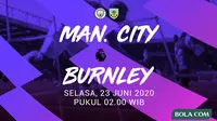 Premier League - Manchester City Vs Burnley (Bola.com/Adreanus Titus)