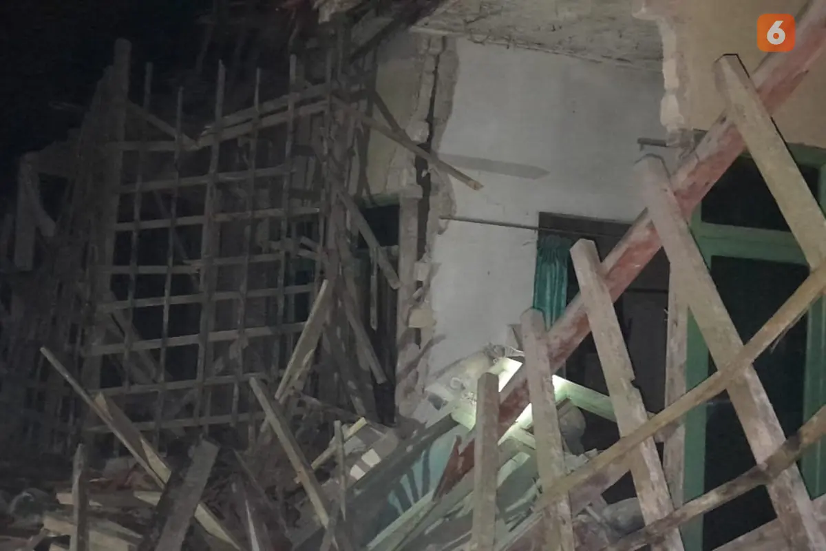 Dampak kerusakan di Kabupaten Sukabumi akibat gempa di Kabupaten Garut (Liputan6.com/Istimewa).