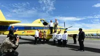 Cerita Antusias Jokowi Saat Coba Pesawat Pengangkut BBM
