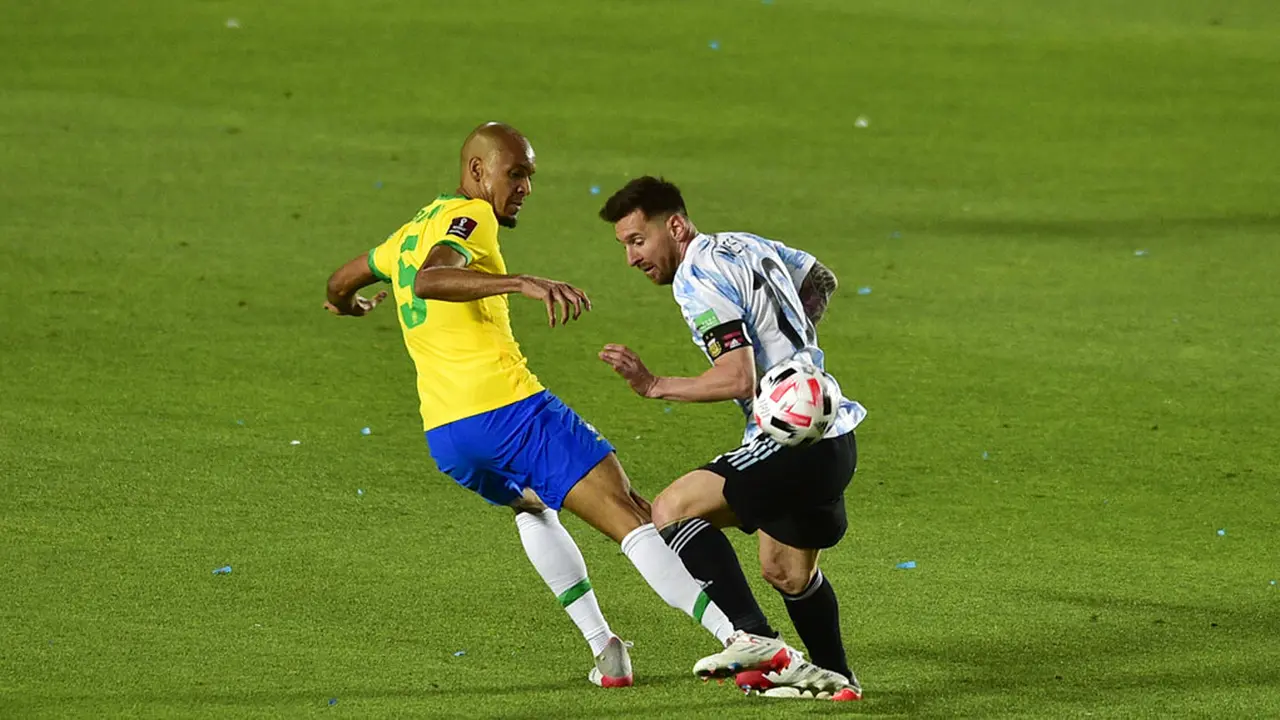 FOTO: Brasil Tahan Langkah Argentina Melaju ke Piala Dunia 2022