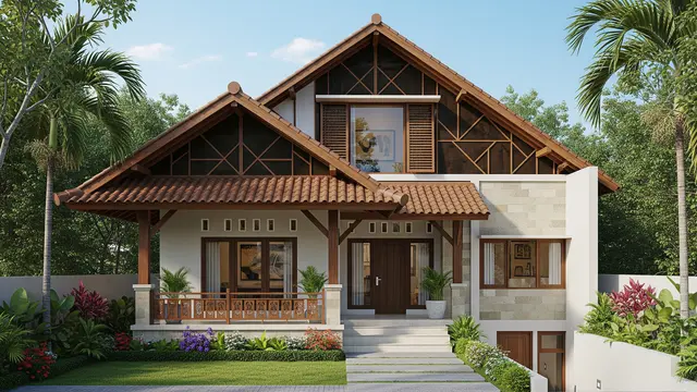 9 Desain Rumah Kecil 2 Lantai dengan Basement dan Gudang, Solusi Modern Lahan Sempit