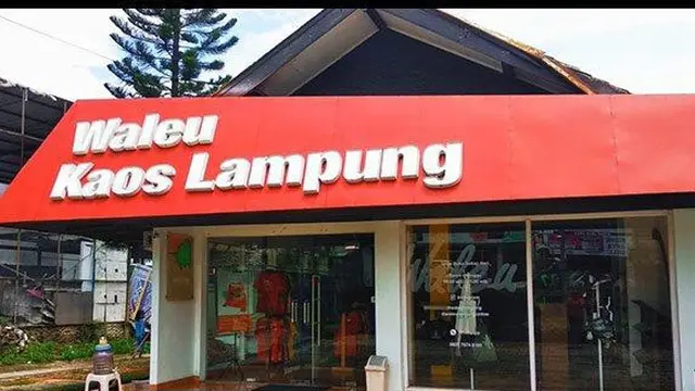 Toko Waleu Kaos Lampung. Foto : (Istimewa).