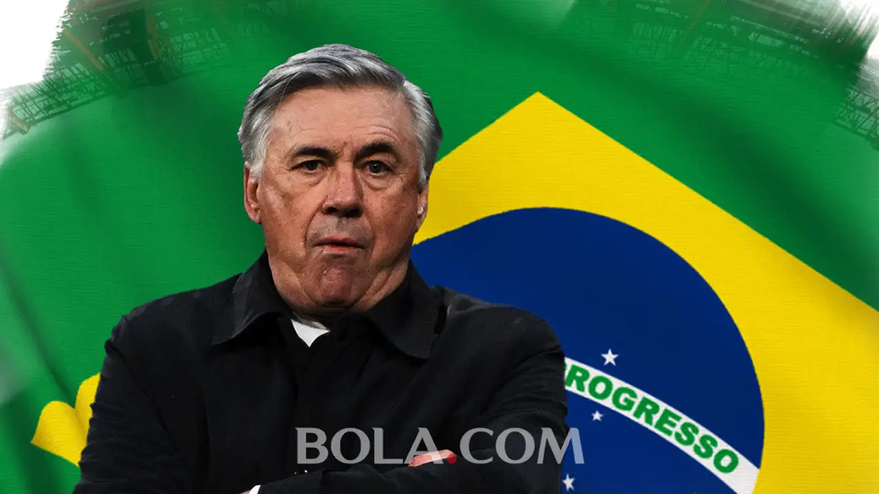Ilustrasi - Carlo Ancelotti ke Timnas Brasil