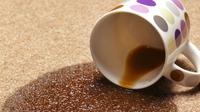 Bagaimana cara cepat untuk menghilangkan noda tumpahan kopi?