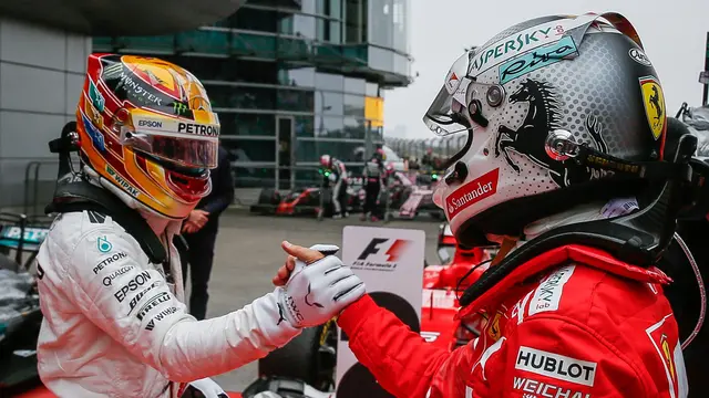 Lewis Hamilton, Sebastian Vettel 