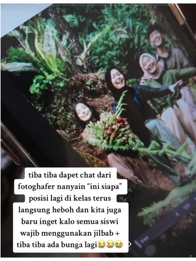 Viral Wanita Misterius di Foto Yearbook Latar Belakang Hutan, Ramai Disebut Editan