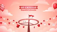 Ilustrasi HUT RI, Kemerdekaan Indonesia. (Image by freepik)