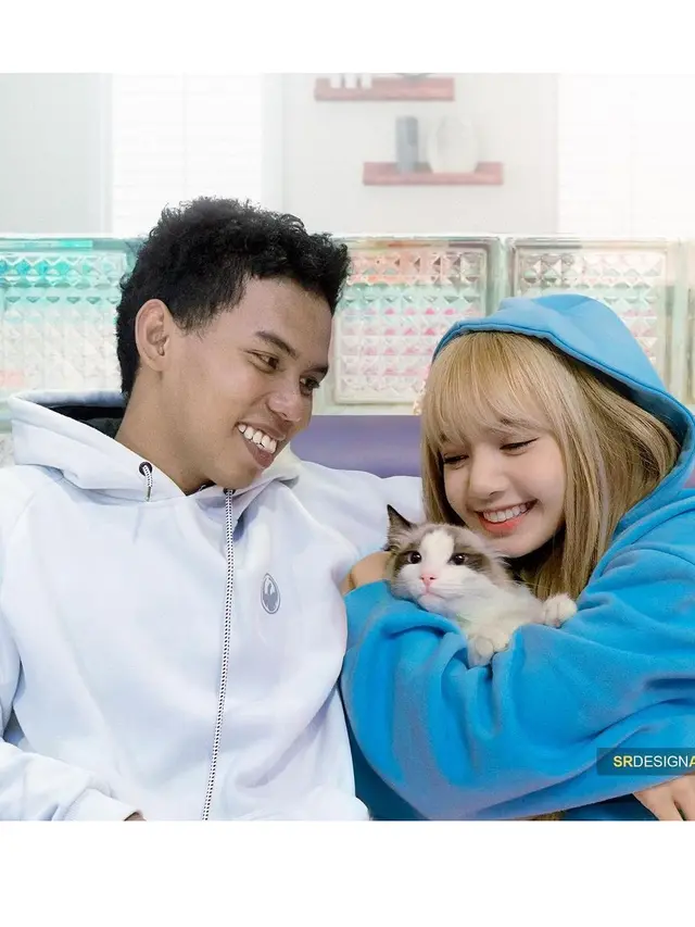 6 Editan Foto Pria Bareng Lisa Blackpink di Tempat Romantis Ini Kocak