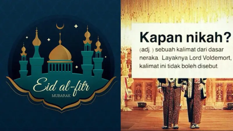 Ucapan Idul Fitri yang Sakral Hanya 'Selamat Hari Raya' dengan Tambahan 'Maaf Lahir Batin' Tanpa Dilanjutkan dengan Pertanyaan 'Kapan Nikah', 'Kapan Punya Anak', dan Kapan-Kapan Lainnya (Foto: Freepik)