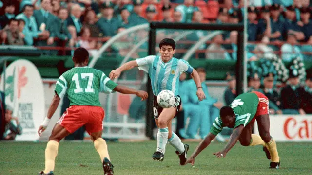 Argentina Vs Kamerun, Piala Dunia 1990