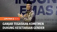 Bakal capres dari PDI Perjuangan Ganjar Pranowo menegaskan komitmen dalam mendukung kesetaraan gender. Penegasan itu disampaikan usai dialog bersama santriwati di GOR Mbah Muqoyim Buntet Pesantren, Kabupaten Cirebon, Jawa Barat.