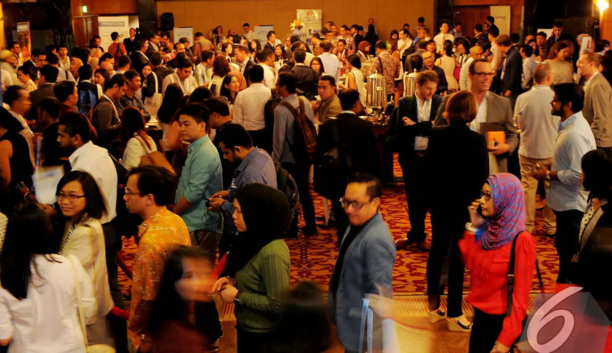  Suasana MMA Forum Indonesia 2014 yang digelar di Four Seasons Hotel, Jakarta, Kamis (13/11/2014) (Liputan6.com/Faisal R Syam)