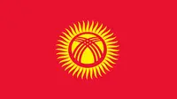 Sepintas di tengah bendera Kyrgyzstan seperti bola tenis. Aslinya itu adalah gambar garis menyilang yang menjadi symbol atap yurt, rumah tradisional  Kyrgyzstan. (Wikipedia.com)