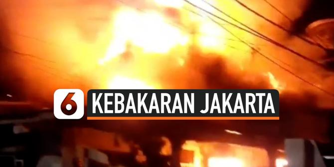 VIDEO: Kebakaran Gudang Aksesoris Telepon Genggam