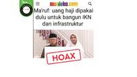 Cek Fakta judul artikel Merdeka.com