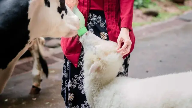 Keseruan Maudy Koesnadi di aviary. (credit:instagram.com/maudykoesnaedi)