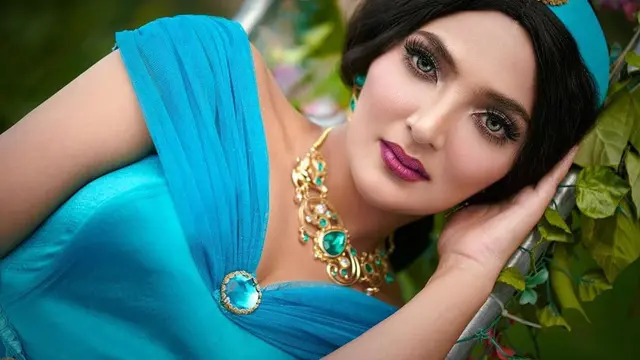 Penampilan Ashanty Berdandan ala Princess Disney (sumber: instagram/ashanty_ash)