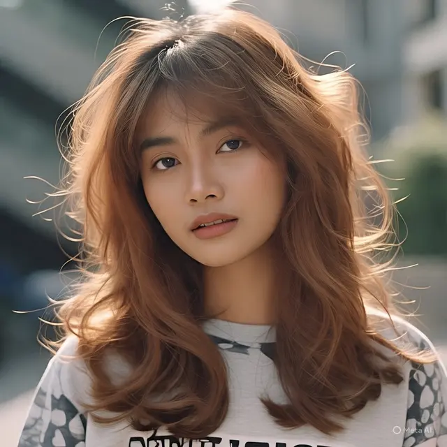 Rambut Bob Nungging Layer