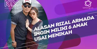 Rizal Armada dan Monica Imas tak menunda momongan dan ingin miliki 6 anak.