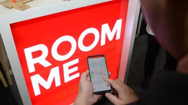 Peluncuran aplikasi RoomMe di ajang Tech in Asia Conference 2019, Jakarta, Selasa (8/9/2019). Dok: RoomMe
