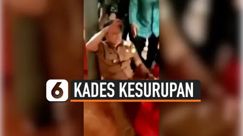 VIDEO: Kades di Indramayu Kesurupan saat Penari Jaipong Tampil, Warga Histeris
