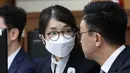 Kasus ini menjadikan Kim Keon Hee sebagai istri pertama mantan presiden Korea Selatan yang diadili. (Chung Sung-Jun/POOL/AFP)