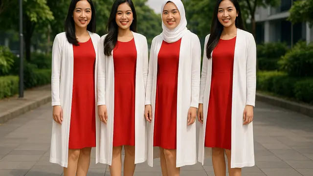 17 Model OOTD Merah Putih, Tampil Stylish dan Patriotik untuk Segala Acara